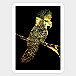 LUSTRE GOLD COCKATOO Sticker